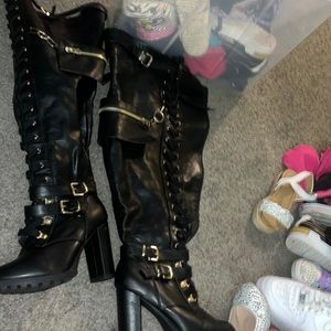 Sexy thigh high boot